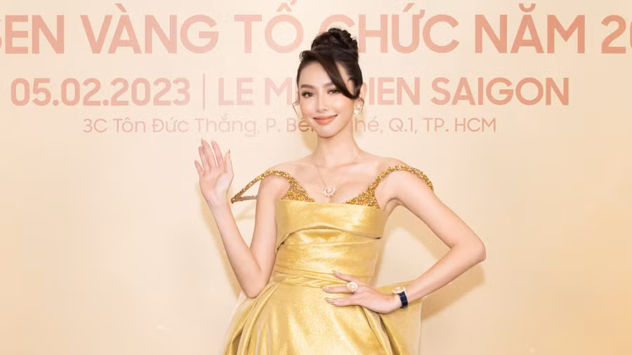 Thùy Tiên xinh đẹp chuẩn hoa hậu quốc tế hút mọi ánh nhìn trên thảm đỏ 