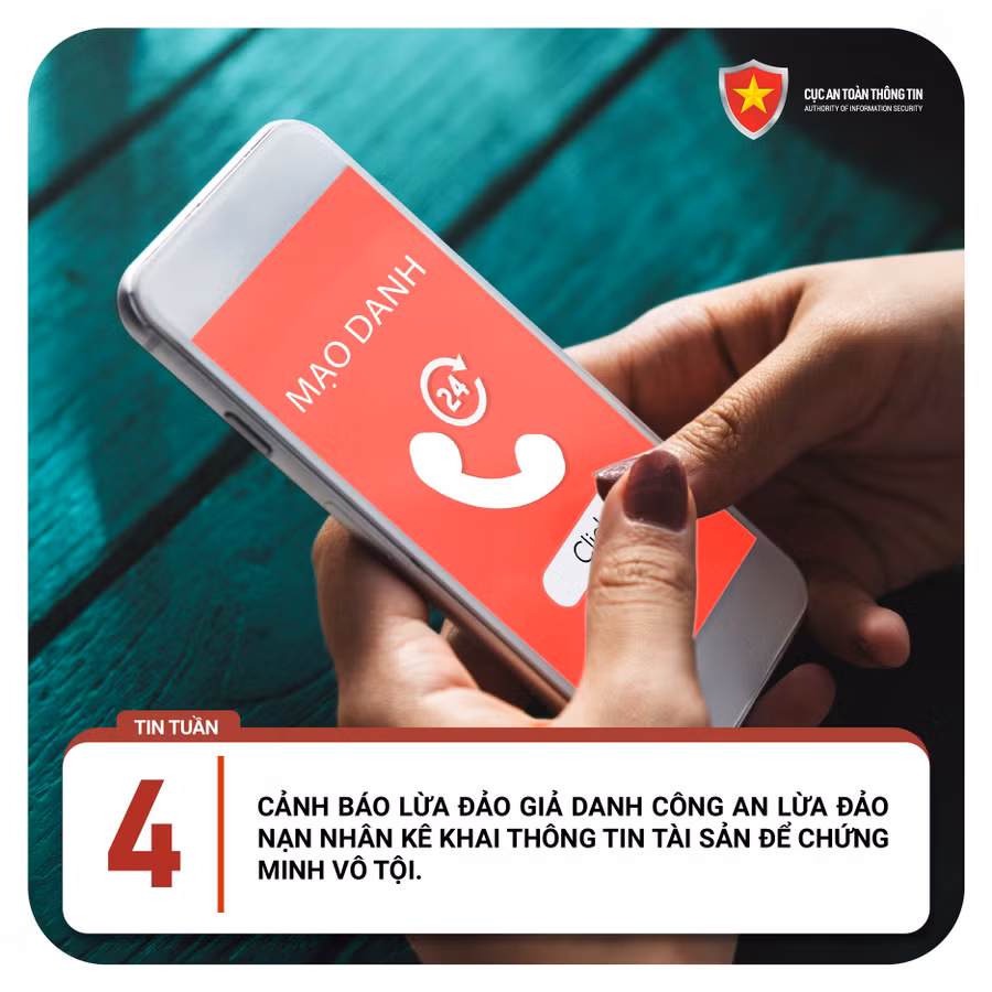 Mạo danh Công an để lừa đảo.