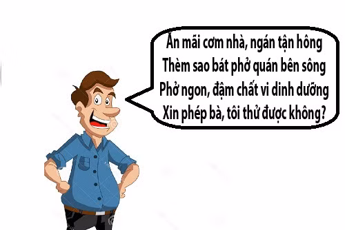 Ăn cơm ăn phở