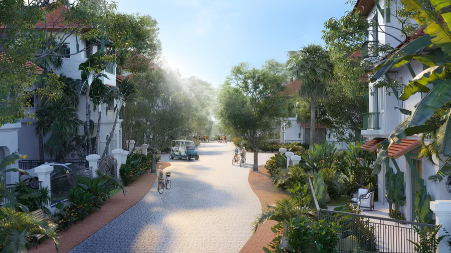 Sun Tropical Village tôn vinh “tinh thần nhiệt đới” và giá trị sống hoàn hảo giữa tự nhiên (Ảnh phối cảnh minh họa)