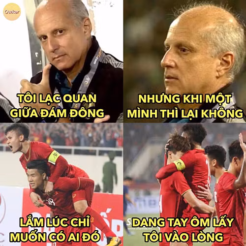 Vẻ mặt thẩn thờ của HLV Thái Lan khi đội thua 4-0 trước U23 Việt Nam.