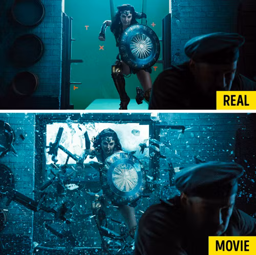 ... giữa trường quay và phim ảnh.