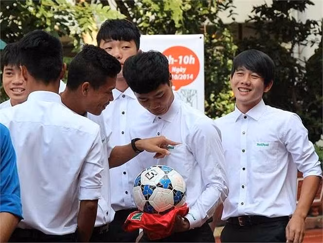 Văn Thanh, Văn Toàn, Công Phượng, Xuân Trường, Nguyễn Phong Hồng Duy