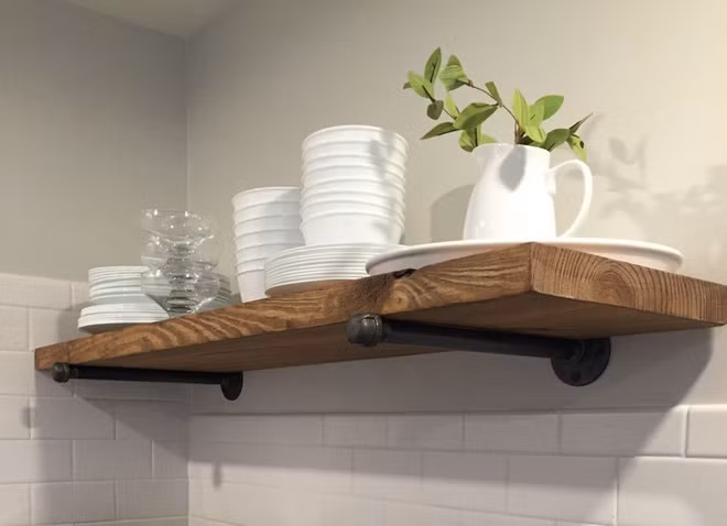 Những căn bếp đẹp hút hồn với kệ gỗ tự nhiên phong cách Rustic - Ảnh 14.