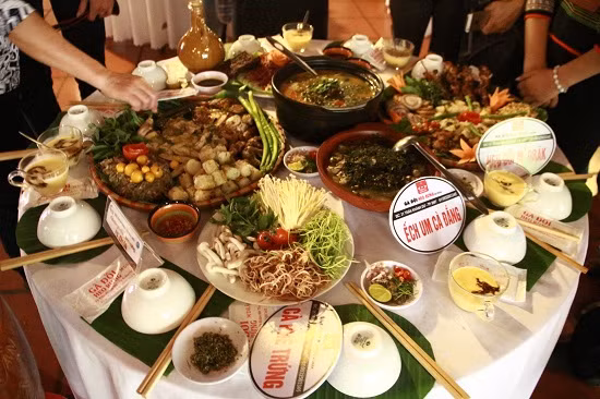 Những món ăn đẹp mắt, độc đáo của các đơn vị. Những món ăn đẹp mắt, độc đáo của các đơn vị.