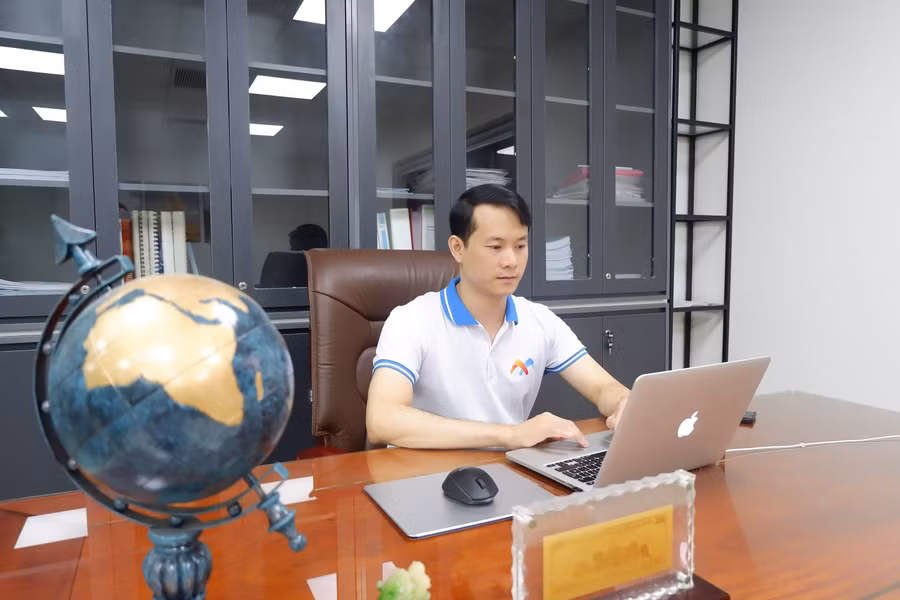 Ông Phạm Công Huân, Giám đốc Công ty CP công nghệ Megasoft Việt Nam Ông Phạm Công Huân, Giám đốc Công ty CP công nghệ Megasoft Việt Nam