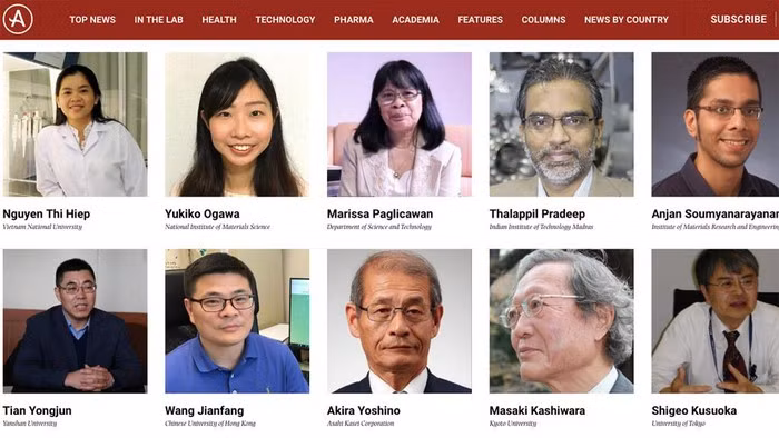 Tiến sĩ Nguyễn Thị Hiệp là một trong 100 nhà khoa học tiêu biểu châu Á năm 2019 - Ảnh chụp màn hình