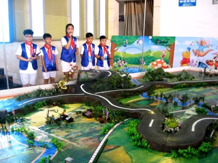 Sơ đồ cuộc thi Robocon cho học sinh THCS trong Ngày hội KHCN 2019 (ảnh TG)
