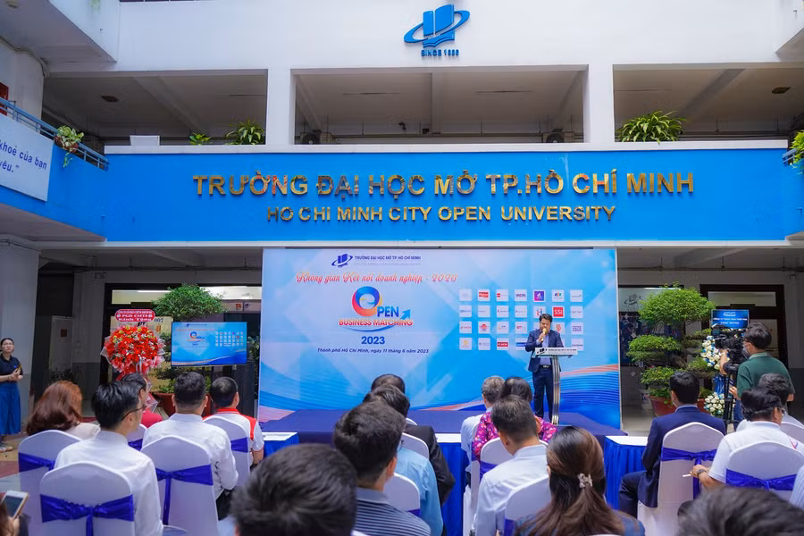 Quang cảnh chương trình kết nối doanh nghiệp. 