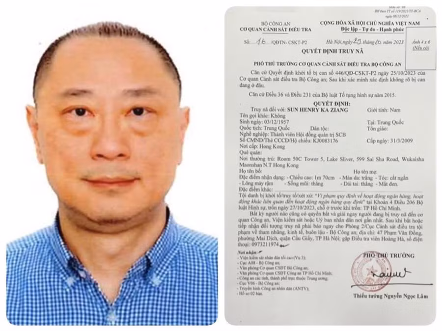 Bị can Sun Henry Ka Ziang. Bị can Sun Henry Ka Ziang.
