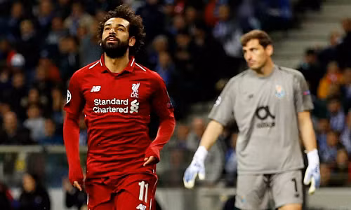 Salah ghi bàn thứ tư tại Champions League mùa này Salah ghi bàn thứ tư tại Champions League mùa này