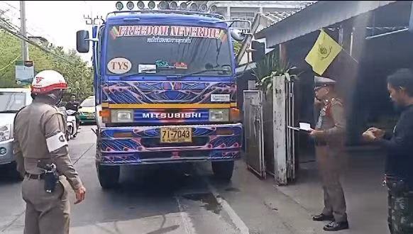 Hiện trường vụ tai nạn.