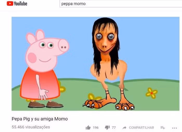 Thử thách tự sát Momo đang bị chèn vào các video tưởng chừng vô hại dành cho trẻ em.