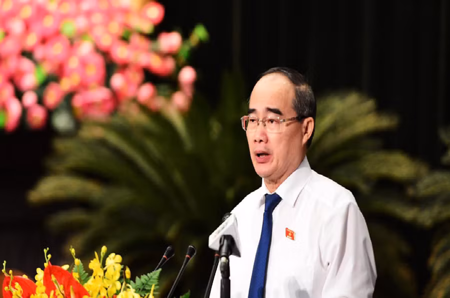 Bí thư Thành ủy TPHCM phát biểu tại phiên khai mạc