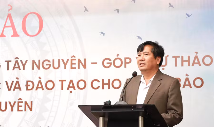 Ông Trần Bá Công - Phó Giám đốc Sở GD&ĐT Gia Lai. (Ảnh: Thành Tâm)