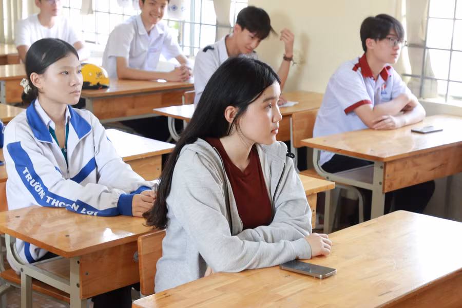 Thí sinh dự thi tuyển sinh vào lớp 10 năm học 2025-2026 tại Đắk Lắk. (Ảnh: TT)