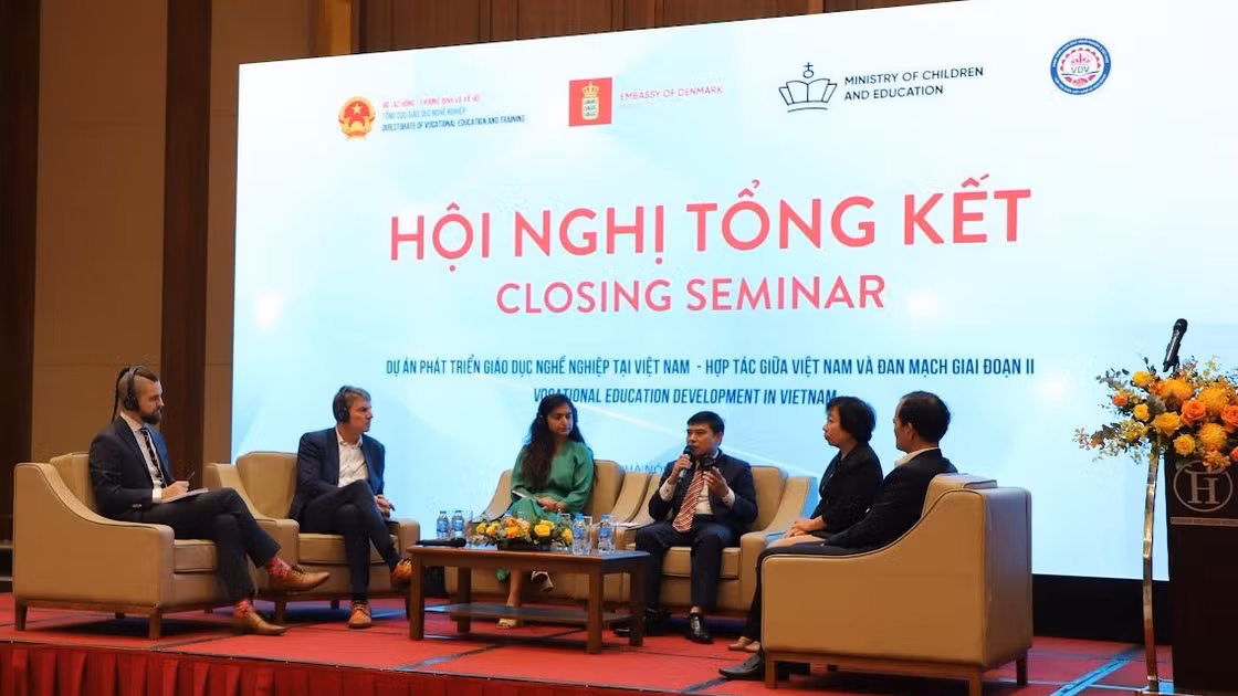Hội thảo kết thúc dự án Phát triển giáo dục nghề nghiệp tại Việt Nam - Hợp tác giữa Việt Nam và Đan Mạch giai đoạn II.