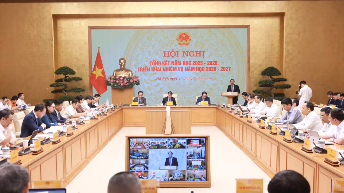Thủ tướng Lê Minh Hưng chủ trì Hội nghị.