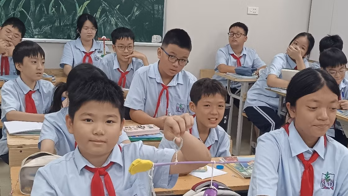 Giáo dục STEM tại Trường THCS Kim Liên (Hà Nội).