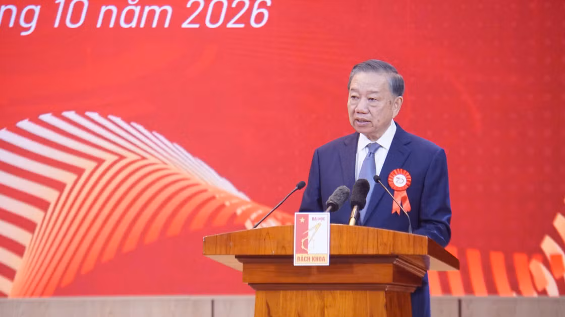 Tổng Bí thư, Chủ tịch nước Tô Lâm phát biểu tại buổi lễ.