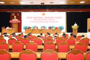 Quang cảnh kỳ họp.