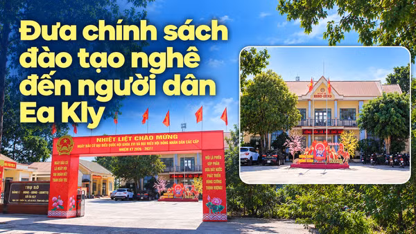 Đưa chính sách đào tạo nghề đến người dân Ea Kly