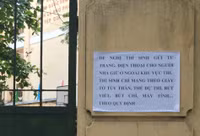 Tìm mọi cách nhắc thí sinh không mang "dế" vào phòng thi ảnh 2 Tìm mọi cách nhắc thí sinh không mang "dế" vào phòng thi ảnh 2