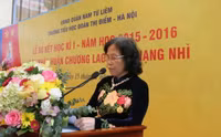 Trường Tiểu học Đoàn Thị Điểm (Hà Nội) đón nhận Huân chương Lao động hạng Nhì ảnh 2