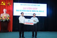 Những tấm lòng ngành Giáo dục hướng về miền Trung thân yêu ảnh 6 Những tấm lòng ngành Giáo dục hướng về miền Trung thân yêu ảnh 6