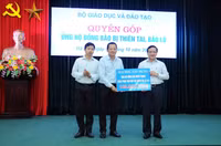 Những tấm lòng ngành Giáo dục hướng về miền Trung thân yêu ảnh 7 Những tấm lòng ngành Giáo dục hướng về miền Trung thân yêu ảnh 7
