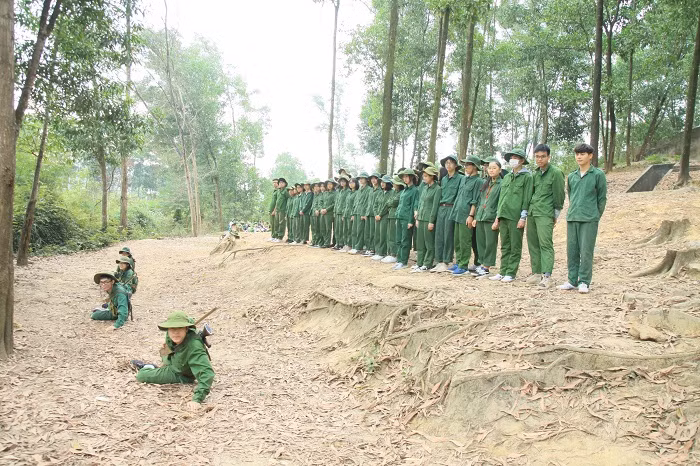 Một nội dung học tập, rèn luyện của sinh viên tại Trung tâm Giáo dục quốc phòng và an ninh - Đại học Thái Nguyên