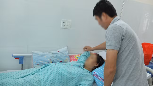 chị T. đã hồi phục sau ca phẫu thuật.