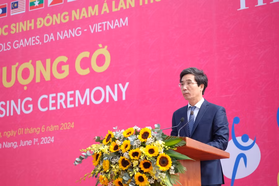 Ông Trần Chí Cường - Phó Chủ tịch UBND TP Đà Nẵng phát biểu tại Lễ thượng cờ Đại hội. Ông Trần Chí Cường - Phó Chủ tịch UBND TP Đà Nẵng phát biểu tại Lễ thượng cờ Đại hội.