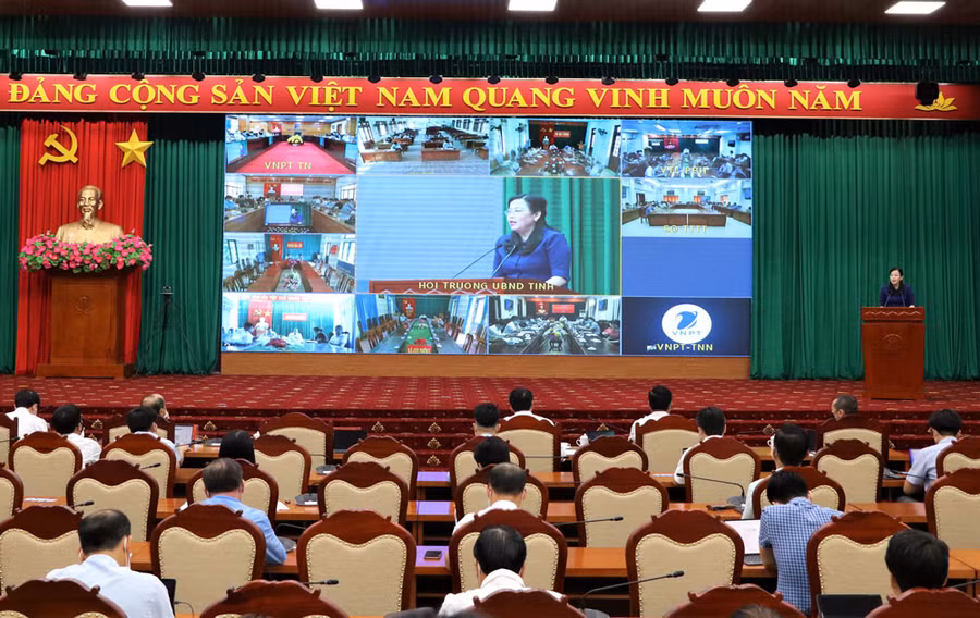 Đồng chí Nguyễn Thanh Hải, Ủy viên Trung ương Đảng, Bí thư Tỉnh ủy, Trưởng đoàn Đại biểu Quốc hội tỉnh Thái Nguyên phát biểu tại chương trình.