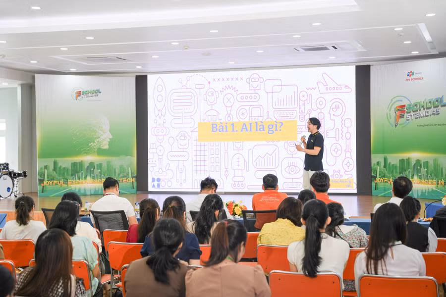 Hội thảo “AI - Trí tuệ nhân tạo và tương lai giáo dục”. Hội thảo “AI - Trí tuệ nhân tạo và tương lai giáo dục”.