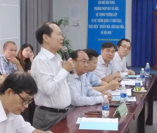 PGS.TS Nguyễn Minh Kiều chia sẻ tại hội thảo