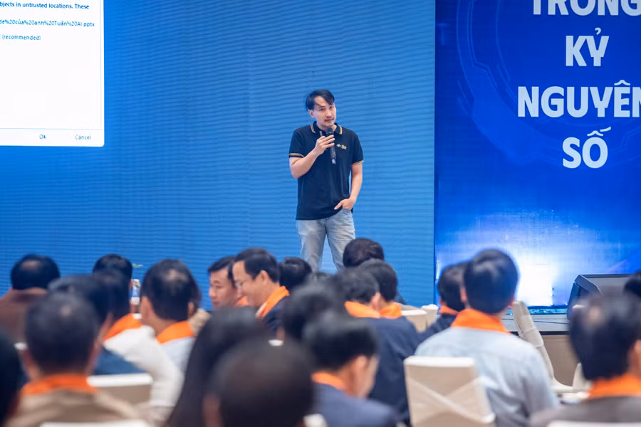 Ông Lê Ngọc Tuấn mở ra những góc nhìn mới về các ứng dụng Trí tuệ nhân tạo trong mọi mặt đời sống.