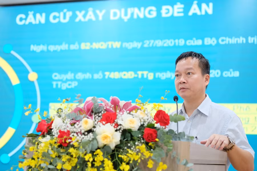 Ông Nguyễn Anh Dũng - Phó Vụ trưởng Vụ giáo dục Đại học (Bộ GD&ĐT) thông tin về đề án. Ảnh: Hoàng Vinh. Ông Nguyễn Anh Dũng - Phó Vụ trưởng Vụ giáo dục Đại học (Bộ GD&ĐT) thông tin về đề án. Ảnh: Hoàng Vinh.