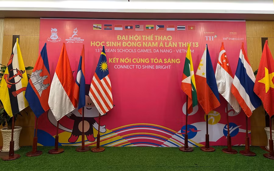 Khu vực tổ chức các sự kiện tại Đại hội được chuẩn bị chu đáo.