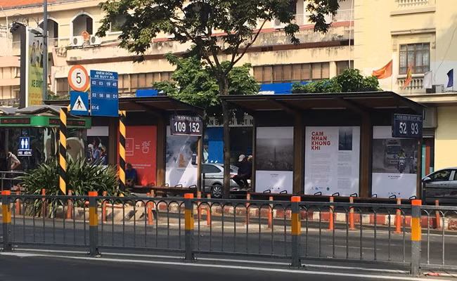 Trạm xe buýt Hàm Nghi - Quận 1 -TPHCM