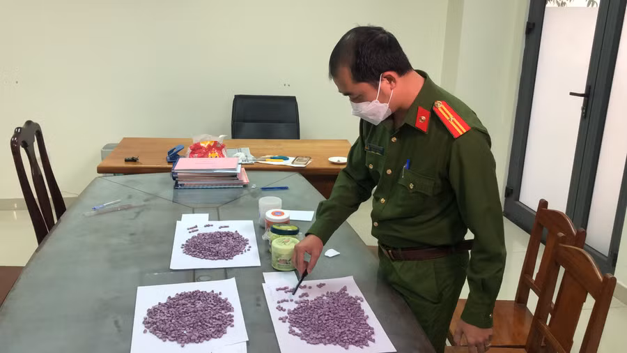 Tang vật mà công an thu giữ được. Ảnh: Công an.