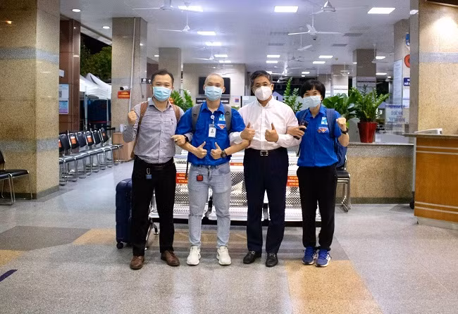 PGS TS BS. Nguyễn Hoàng Bắc – Phó Hiệu trưởng điều hành Đại học Y Dược TP Hồ Chí Minh, Giám đốc BV động viên đoàn công tác. (Ảnh: BVCC).
