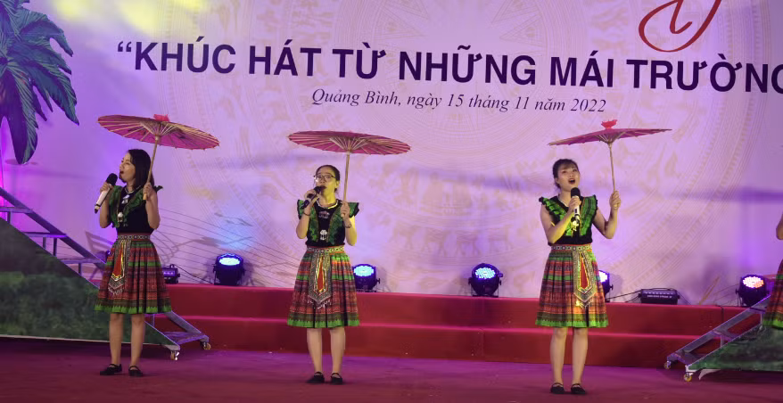 Các tiết mục được các đơn vị dự thi đầu tư công phu mang đến thành công cho Hội diễn.