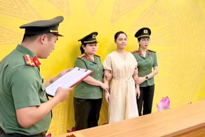 Vũ Thị Dung bị khởi tố. (Ảnh: CATQ)