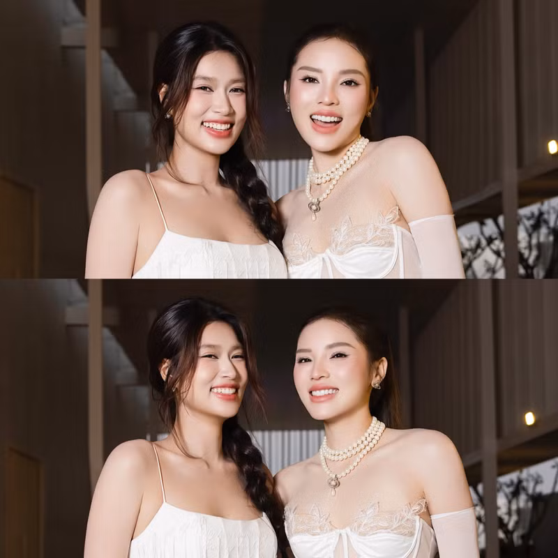 Đặc biệt, khoảnh khắc Hoa hậu Kỳ Duyên để lại bình luận gọi Thiên Ân là “vợ” dưới một bài đăng đã nhanh chóng trở thành tâm điểm chú ý, được cộng đồng mạng chia sẻ và bàn tán rầm rộ. ky-duyen-11.jpg