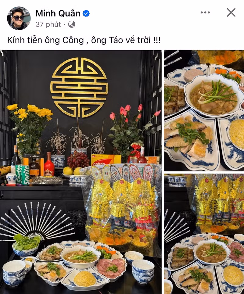 Ca sĩ Minh Quân bày biện đủ đầy trong ngày đặc biệt này. 3ecafb9b-64ba-49fd-a237-52f772316996.jpg