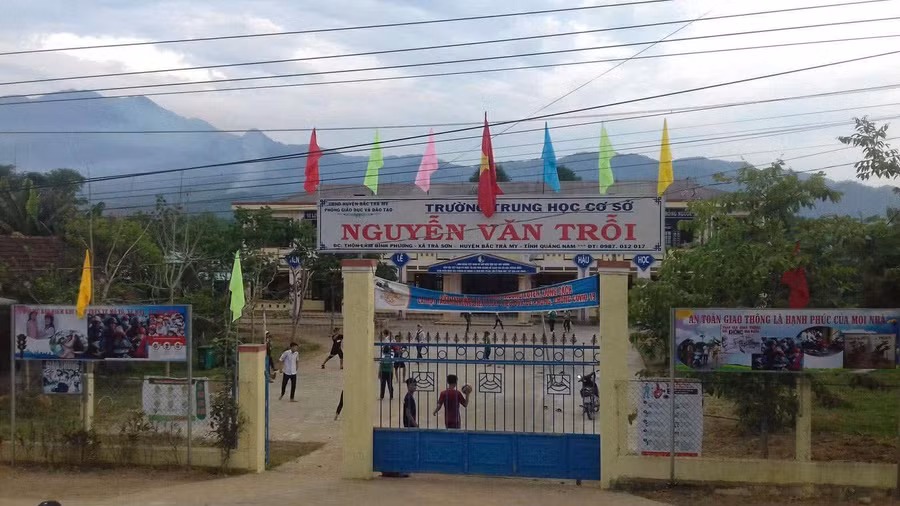 Trường THCS Nguyễn Văn Trỗi (xã Trà My, TP Đà Nẵng). 