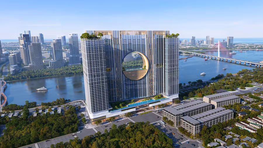 Phối cảnh dự án Sun Galaxy Complex. 