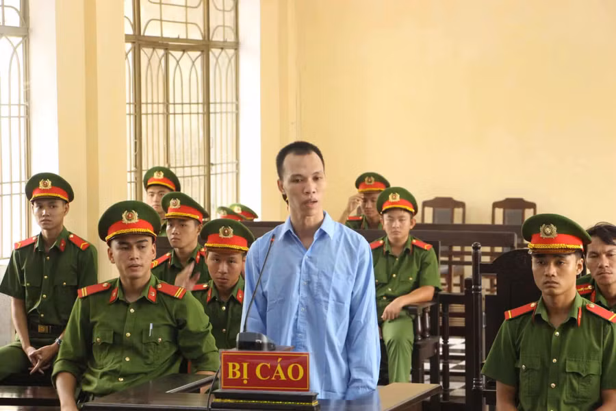 Bị cáo Đoàn Mai Khanh tại phiên tòa.