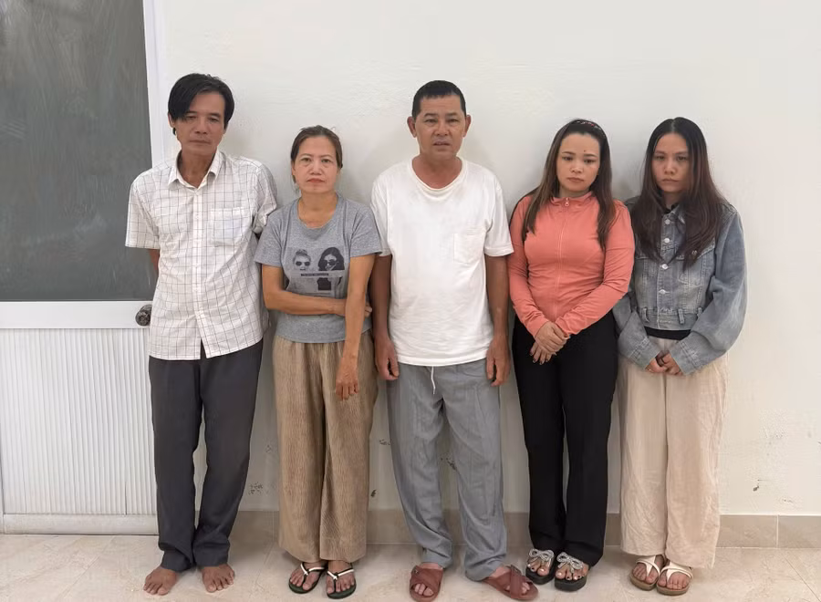 Một số người trong đường dây số đề "khủng" với số tiền giao dịch hơn 50 tỷ đồng. Ảnh: CACC